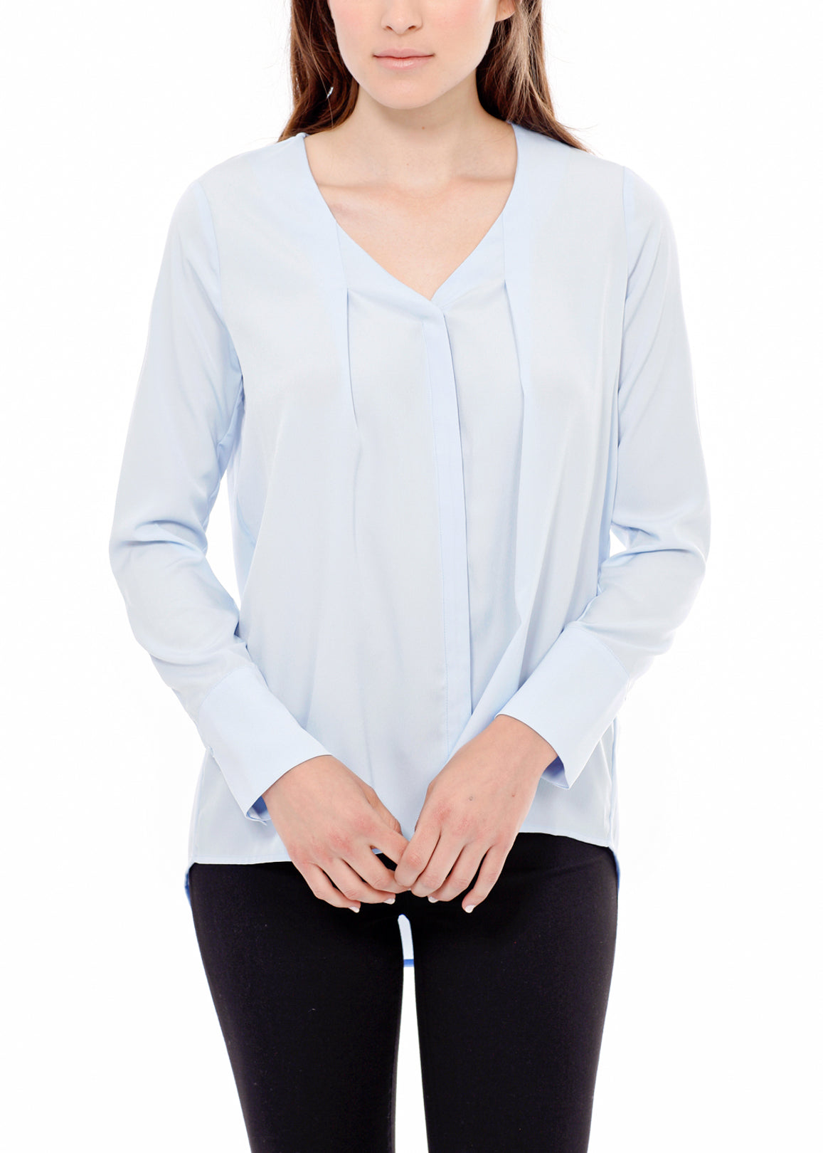 Women's V-neck Basic Blouse - My Store