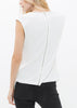 Women's Sleeveless Wrap Blouse In Ivory - My Store