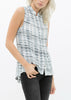 Women's Sleeveless Shirt In Plaid - My Store