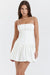 White Pleated Dress