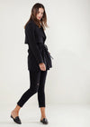 Ro&de Noir Open Front Jacket In Black - My Store