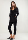 Ro&de Noir Open Front Jacket In Black - My Store