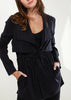 Ro&de Noir Open Front Jacket In Black - My Store