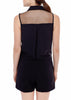 V-Neck Sleeveless Romper In Black - My Store