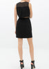 Women's Sleeveless Mesh Front Zipper Dress - My Store