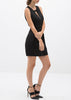 Women's Sleeveless Keyhole Dress In Black - My Store