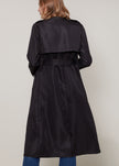 Women's Tie Waist Maxi Trench Coat - My Store