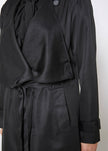 Women's Tie Waist Maxi Trench Coat - My Store