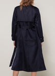 Women's Tie Waist Maxi Trench Coat - My Store