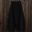 Cotton Linen Style Bloomers Wide Leg Pants