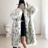 Women Thickened Plush Long Overcoat 2022 Autumn and Winter New Faux - My Store