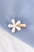 3pcs Small Gold Pearl Flower Alligator Hair Clip