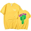 Cactus Print Couple Harajuku T-Shirts - My Store