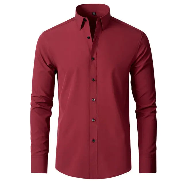 New Men's Elastic Business Shirt - My Store