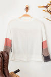 Girls Soft Colorful Button Sleeve Sweater - My Store