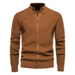 Button Mock Neck Men's Cardigan - My Store