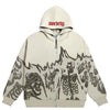 Striking Vintage Skull Hoodie - My Store