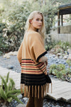 Western Luxe Fringed Ruana - My Store