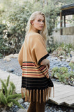 Western Luxe Fringed Ruana - My Store