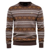 Spliced Cotton Men's Sweater