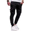 Men's Slim Fit Ankle-tied Pencil Pants with Drawstring and Side Pockets - My Store