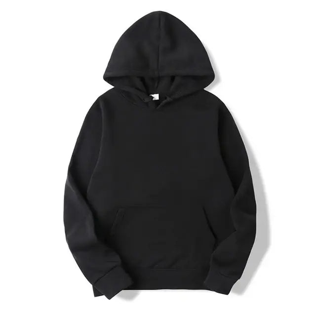 Oversize Solid Color Hoodie - My Store