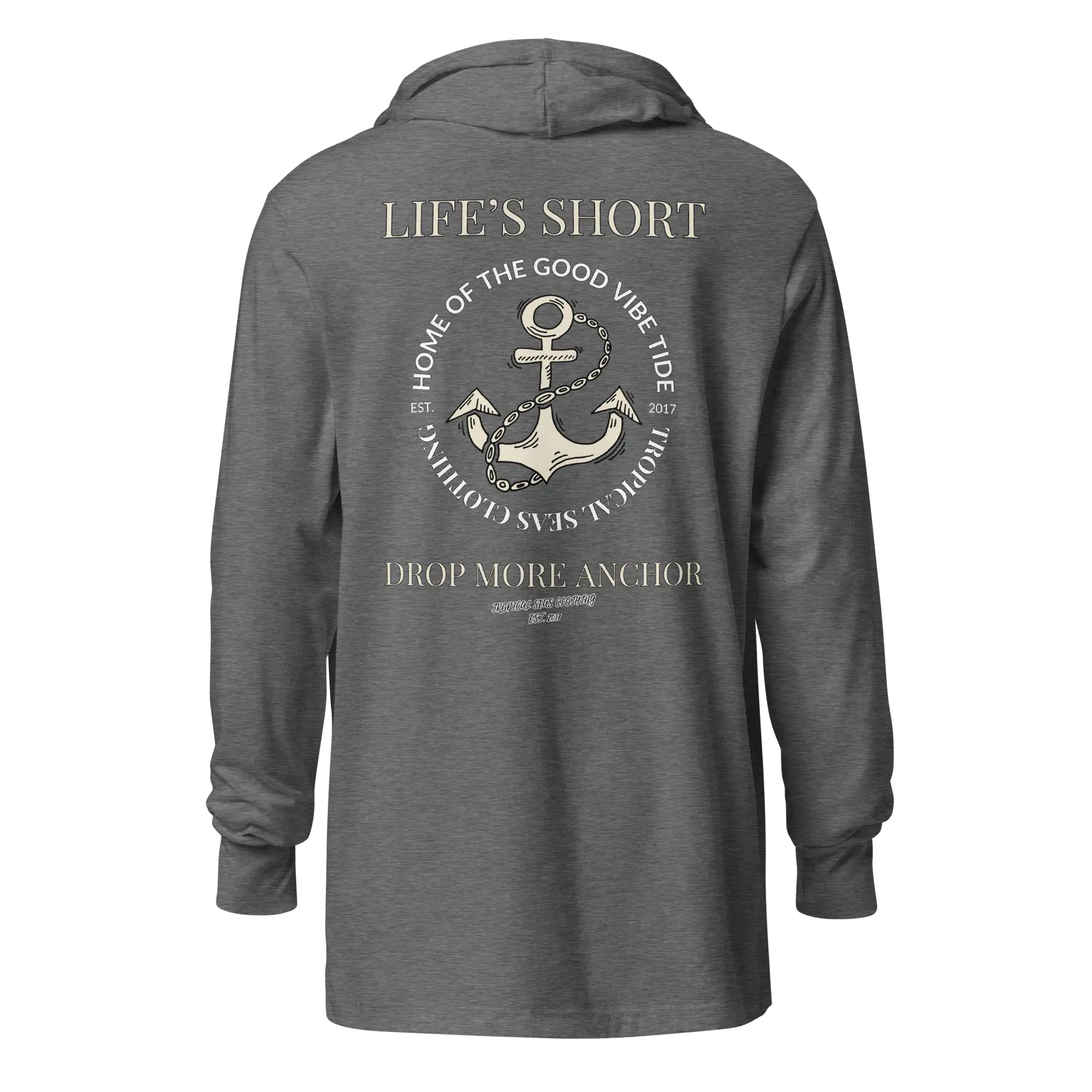 Unisex Drop More Anchor Hooded Long-Sleeve Tee - My Store