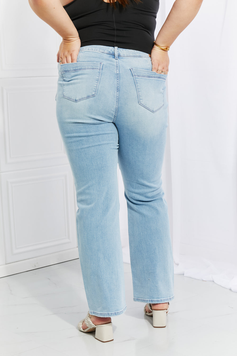 Judy Blue Harper High Waist Wide Leg Jeans - My Store