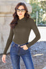 Basic Bae Full Size Mock Neck Long Sleeve Bodysuit - My Store