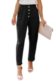 Linen Blend Pocketed Pants - My Store