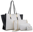 Luxe4 Women's 4-Piece PU Vegan Leather Bag Set - My Store