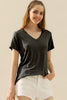 Ninexis Full Size V-Neck Short Sleeve T-Shirt - My Store