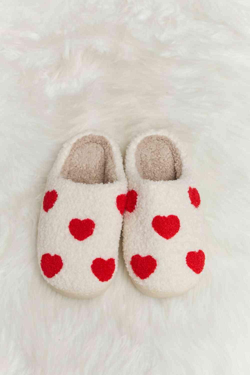 Melody Printed Plush Slide Slippers - My Store