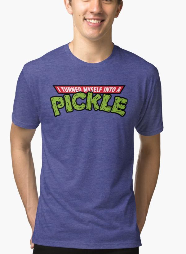 Turned into a Pickle Purple T-shirt - My Store