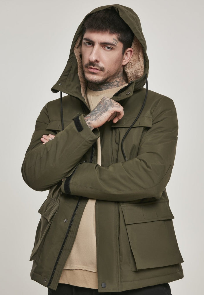 Authentic Hooded Field Jacket - Dark Olive - My Store