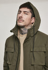 Authentic Hooded Field Jacket - Dark Olive - My Store