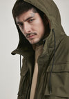 Authentic Hooded Field Jacket - Dark Olive - My Store