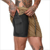 2019 Mens 2 in 1 Fitness Running Shorts - My Store