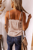 Spaghetti Straps Buttoned Tank Top - My Store