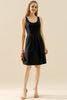 Doublju Full Size Round Neck Ruched Sleeveless Dress with Pockets - My Store