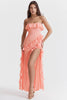 Strapless Suspender Evening Dress - My Store