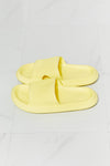 MMShoes Arms Around Me Open Toe Slide in Yellow - My Store