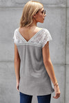 Fashion Gray Lace Knit Tank - My Store