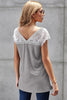 Fashion Gray Lace Knit Tank - My Store