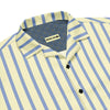 Mellow Yellow & Marlin Blue Striped Button-Down Camp Shirt - My Store