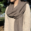 Espresso Handloom Cashmere Scarf - My Store