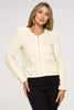 Jacket Vegan Leather Edged Lace Blazer Jacket - My Store