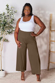 Double Take Full Size Smocked Wide Waistband Wide Leg Pants - My Store