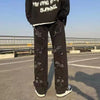 Streetwear Embroidery Baggy Jeans - My Store