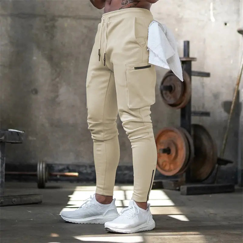 Sports Pants Multi-pocket Zipper Men - My Store